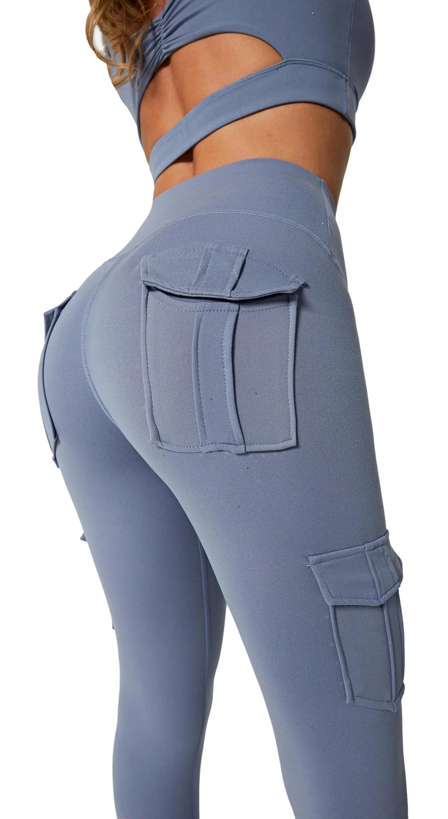 Sporty Workout Leggings Woman High Waist Pocket Stretchy Women'S Pants Cycling Running Pilates Yoga Clothing Fitness Tights