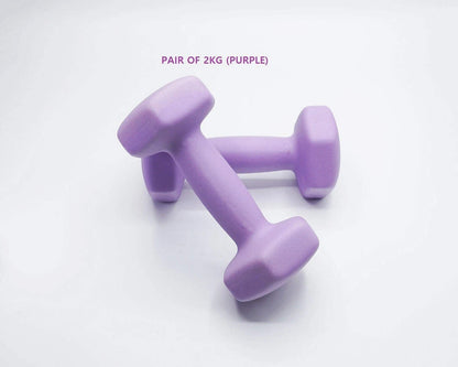 Neoprene Dumbbell Pair – Non-Slip Grip, Cast Iron Core – Gym Fitness Weights