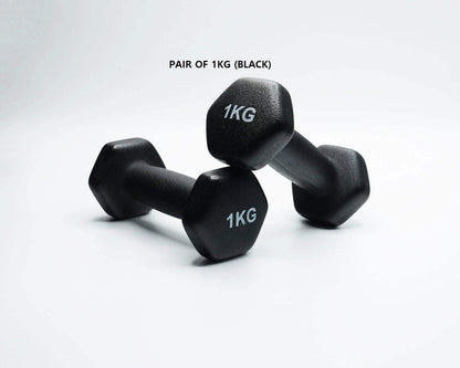 Neoprene Dumbbell Pair – Non-Slip Grip, Cast Iron Core – Gym Fitness Weights
