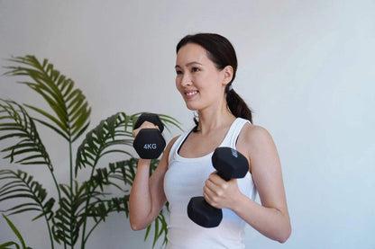 Neoprene Dumbbell Pair – Non-Slip Grip, Cast Iron Core – Gym Fitness Weights