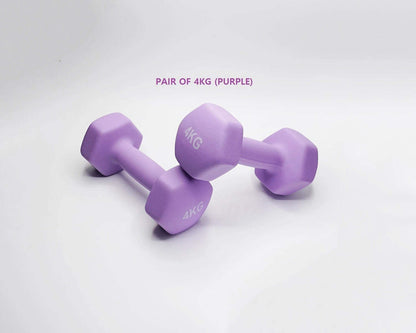 Neoprene Dumbbell Pair – Non-Slip Grip, Cast Iron Core – Gym Fitness Weights