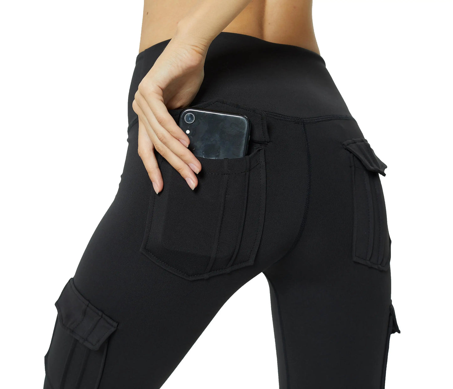 Sporty Workout Leggings Woman High Waist Pocket Stretchy Women'S Pants Cycling Running Pilates Yoga Clothing Fitness Tights