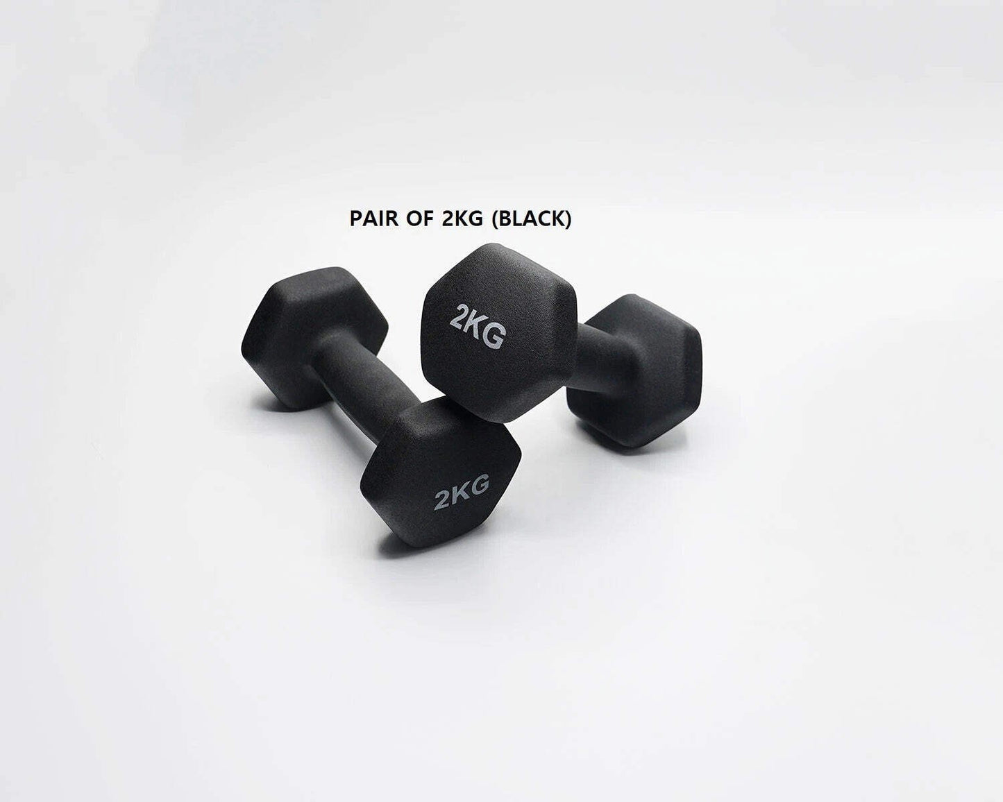 Neoprene Dumbbell Pair – Non-Slip Grip, Cast Iron Core – Gym Fitness Weights