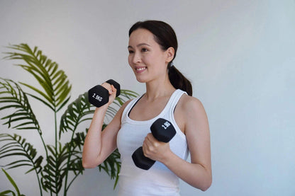 Neoprene Dumbbell Pair – Non-Slip Grip, Cast Iron Core – Gym Fitness Weights