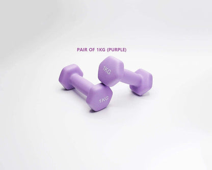 Neoprene Dumbbell Pair – Non-Slip Grip, Cast Iron Core – Gym Fitness Weights